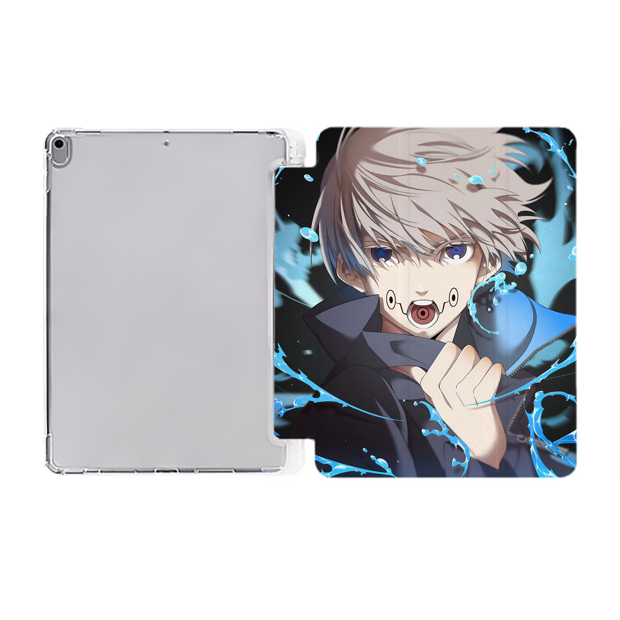 （画像用） SPY×FAMILY间谍家家酒 IPad ケース ペン収納付き 三つ折りスタンド PUレザー×シリコン 対応機種9.5/10.5/10.9インチ